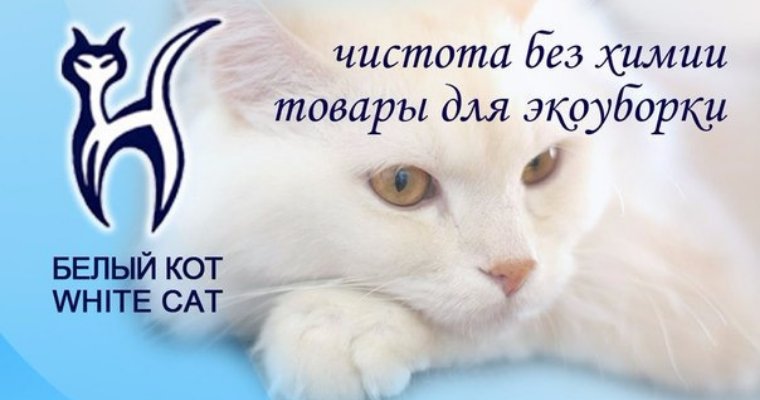 Логотип Белый кот